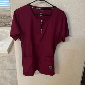 Koi scrub top